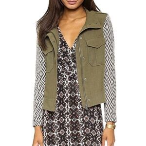 Ella Moss Minka Lightweight Military Jacket Size XS